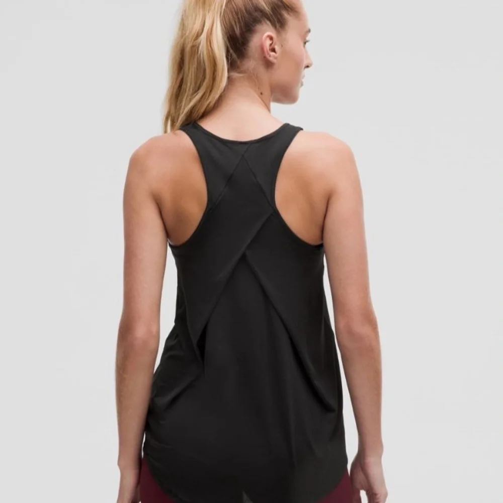 Lululemon Essentials Black Racerback Tank Top. Size 8&10. NWT - Picture 3 of 9